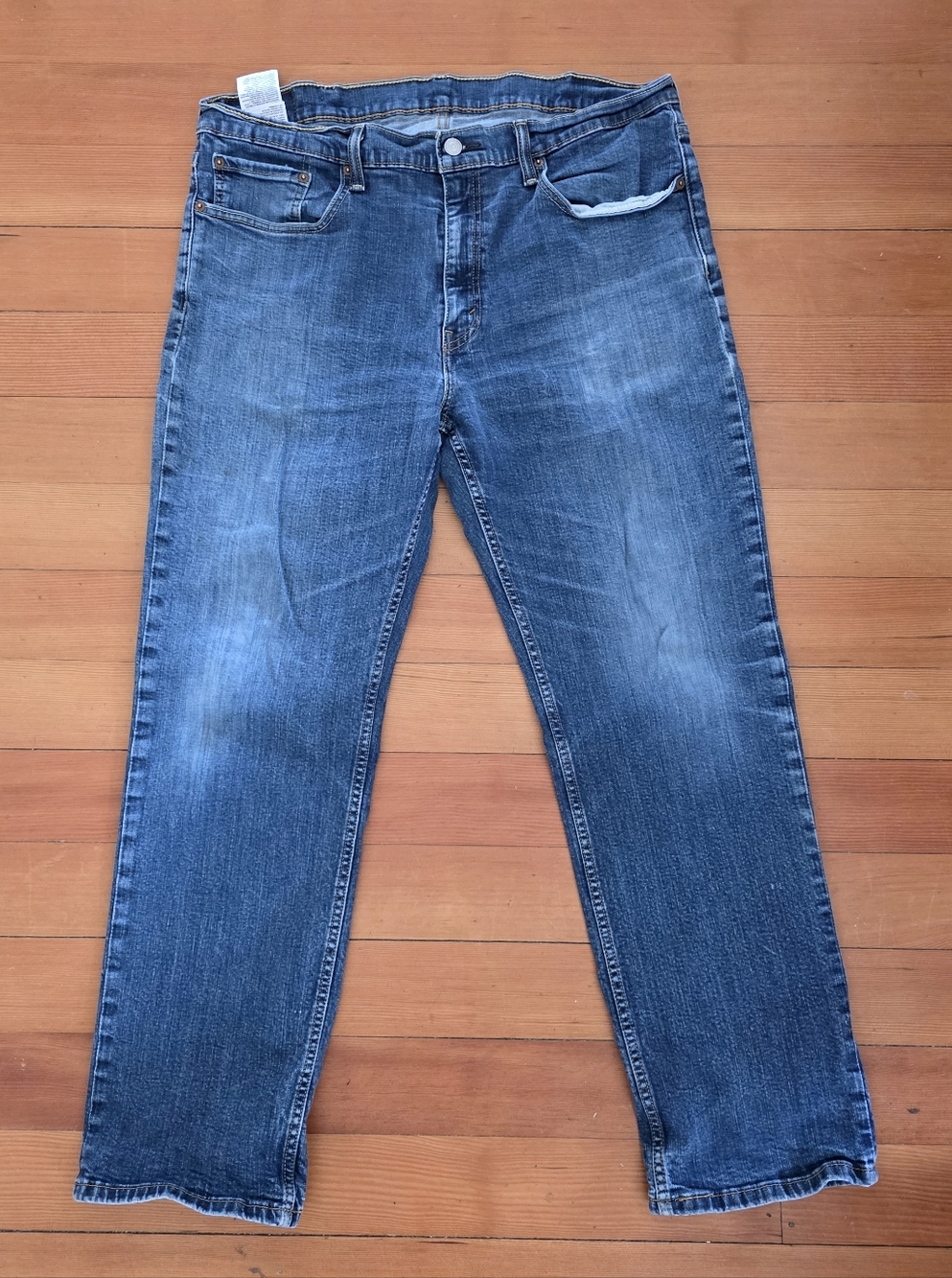 514 Levi's Men's Medium Blue Straight Jeans 38/30